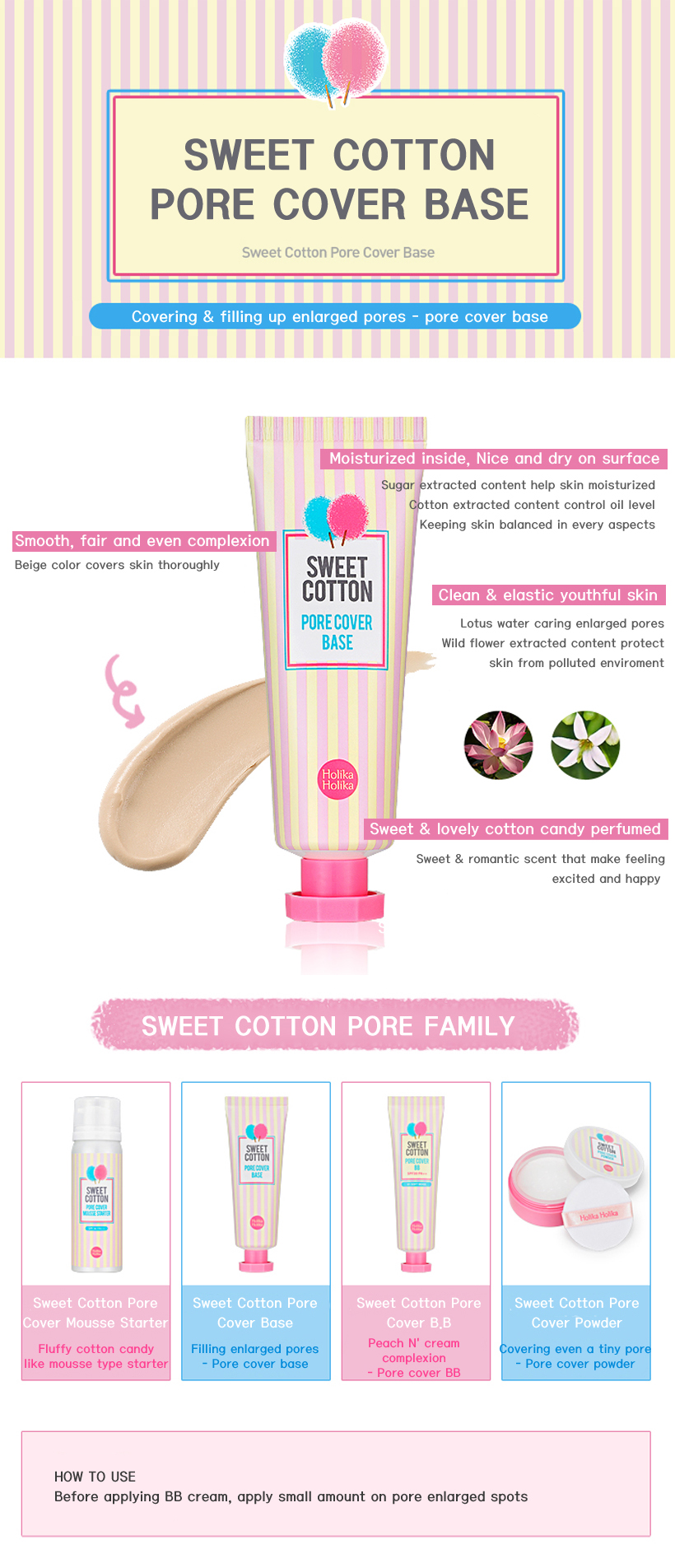 SweetCottonPoreCoverBaseDetails