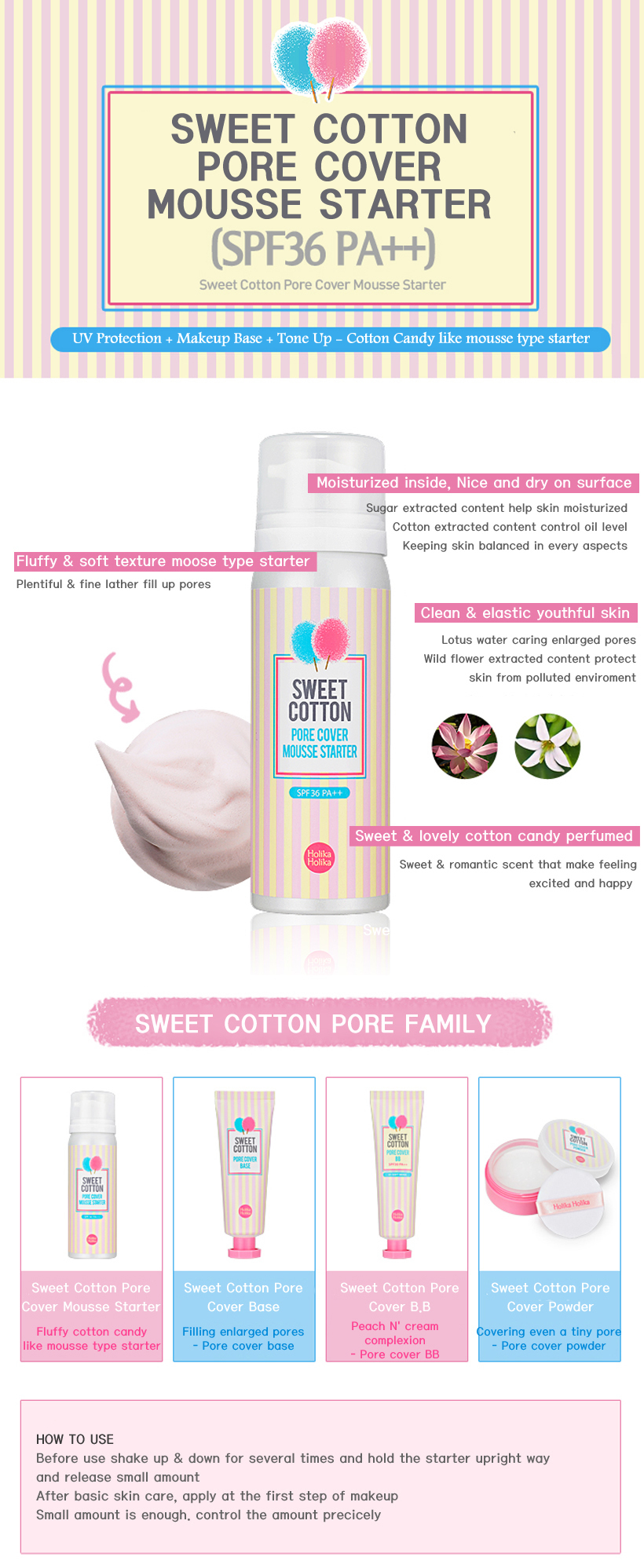SweetCottonPoreCoverMousseStarterDetails
